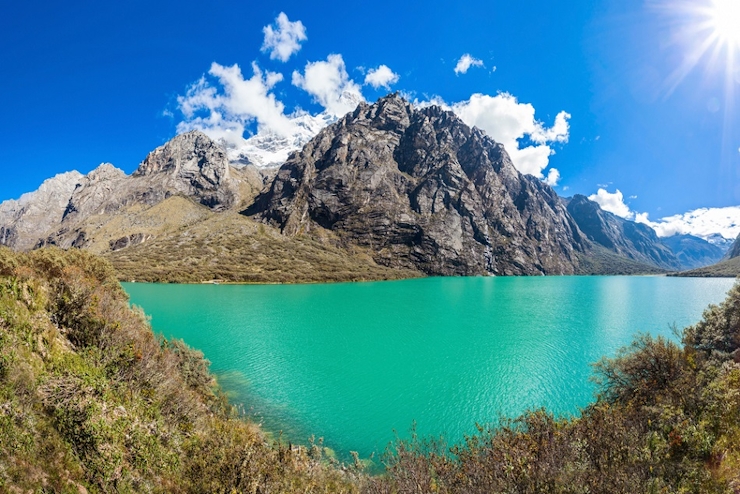 Panoramica en Laguna de Llanganuco