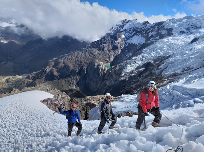 Ascenso nevado Mateo en Huaraz