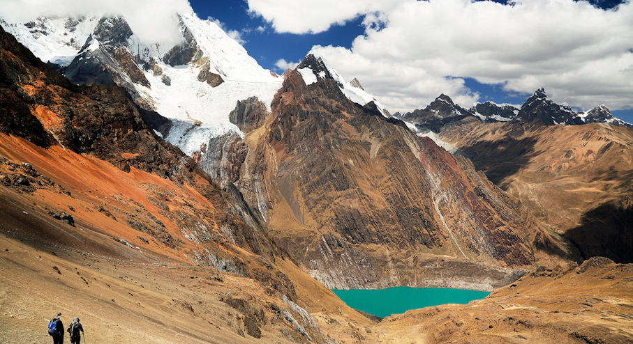 Trekking Cordillera Huayhuash (8 días) en Huaraz Lagunas cordillera Huayhuash