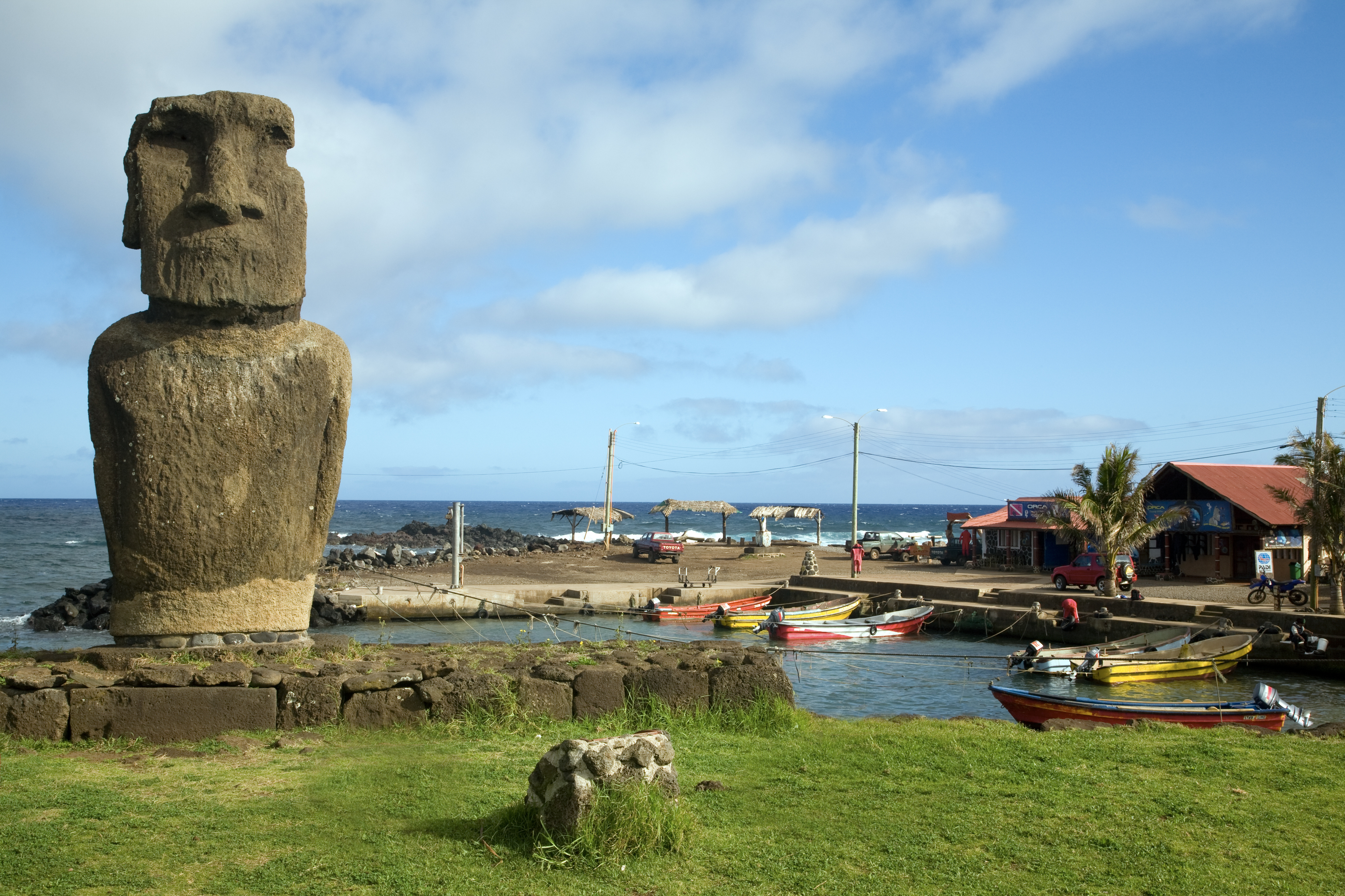 Moai en Isla de Pascua