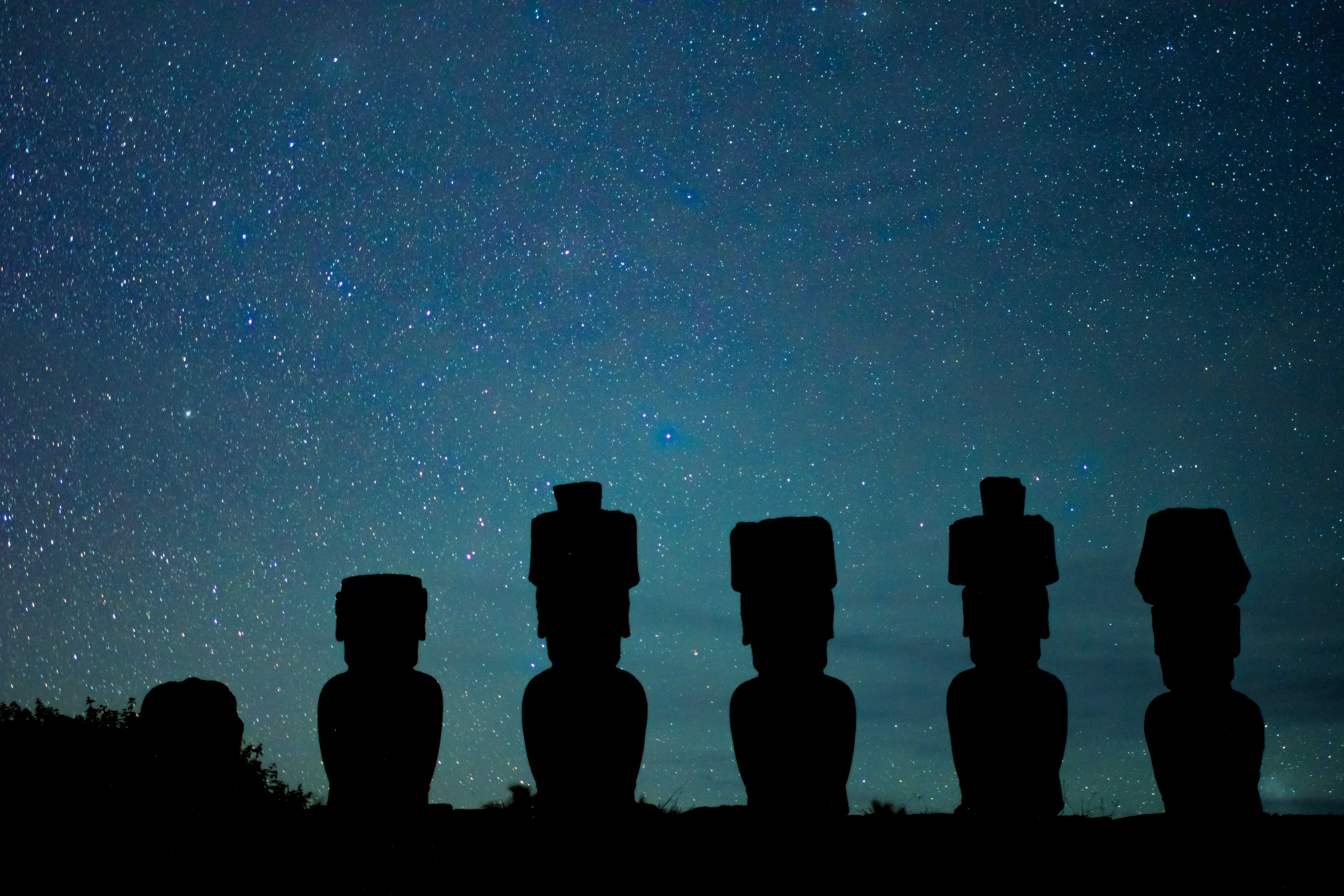 Rapa Nui de noche