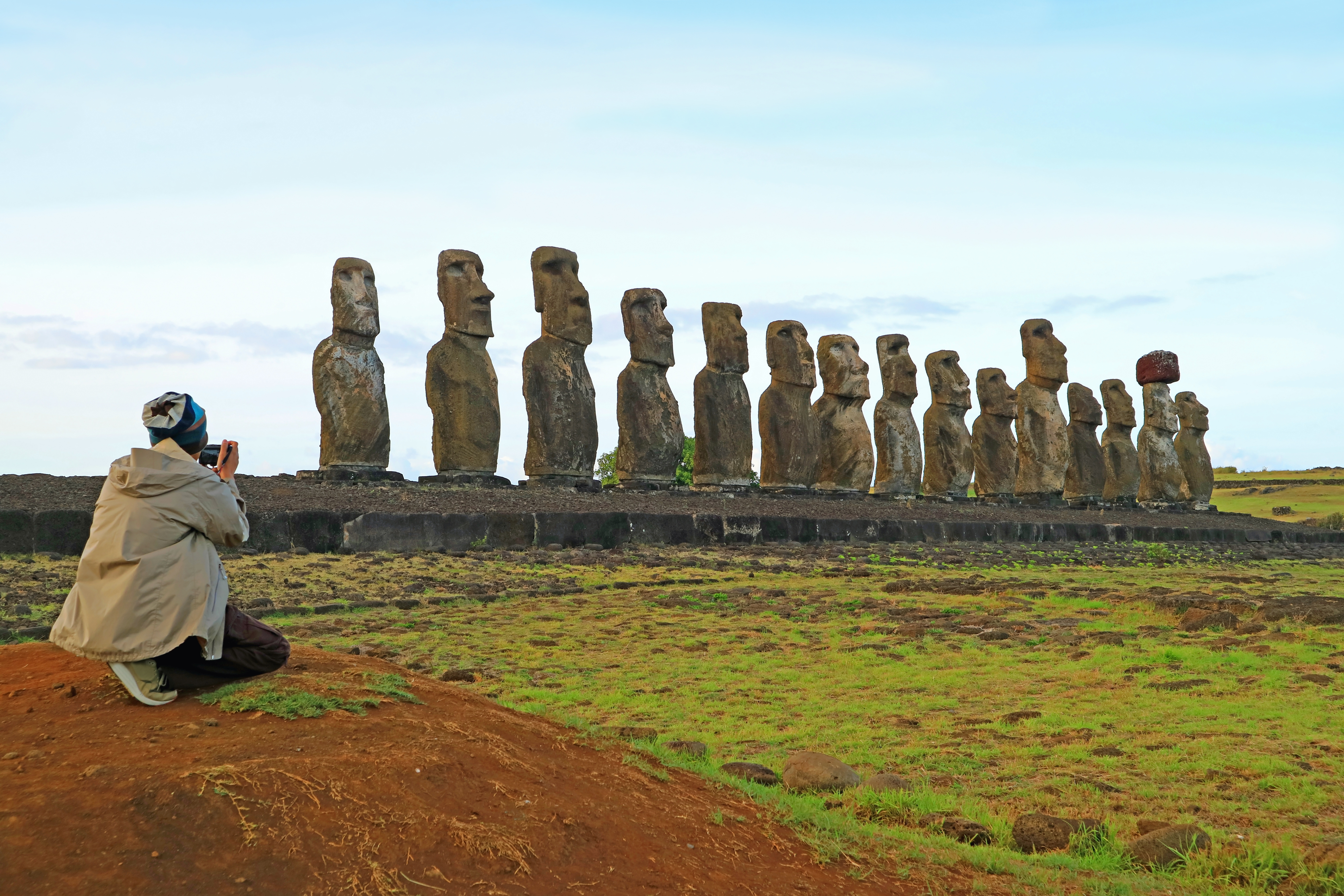Amanecer en Tongariki