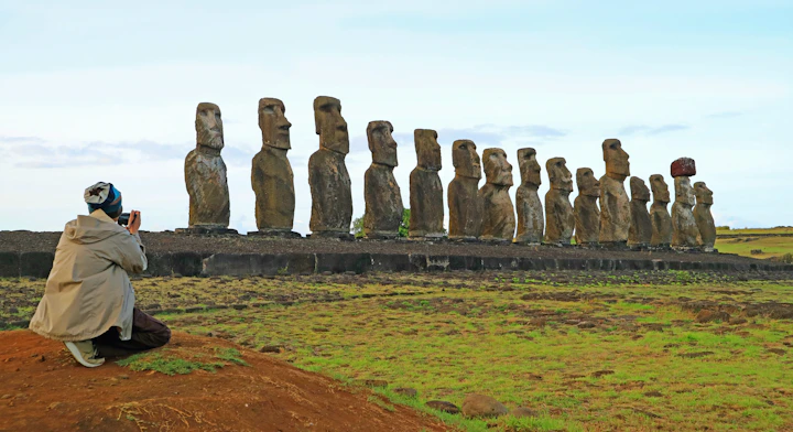 Amanecer en Tongariki