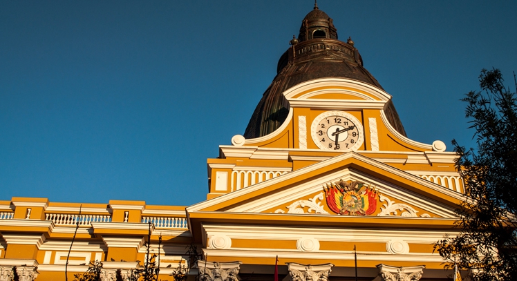 Palacio Quemado en La Paz