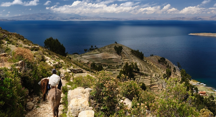 Island of the sun in Bolivia