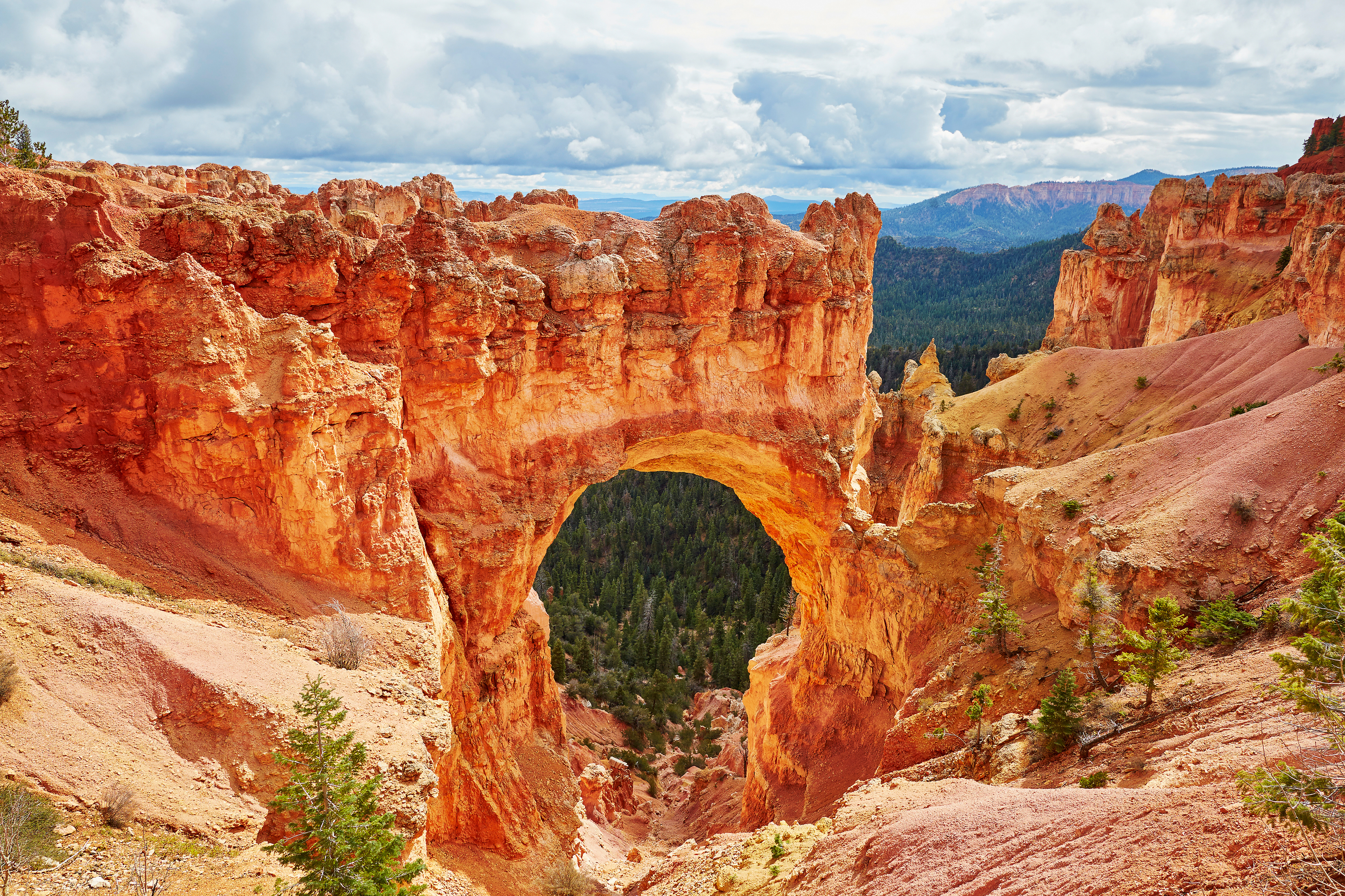 Arco de piedra en Cañón Bryce