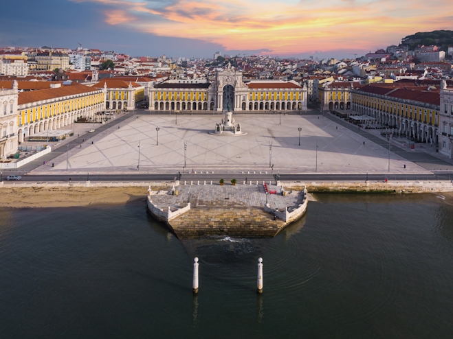 Plaza del Comercio en Lisboa
