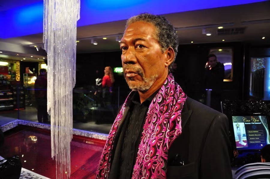 Escultura de Morgan Freeman