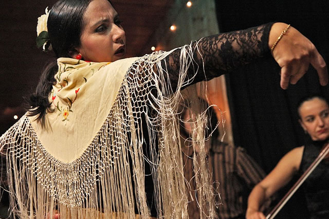 Bailaora de flamenco