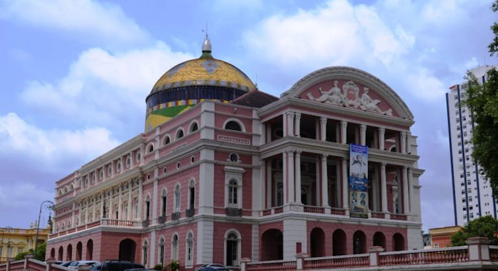Vista del teatro Amazonas