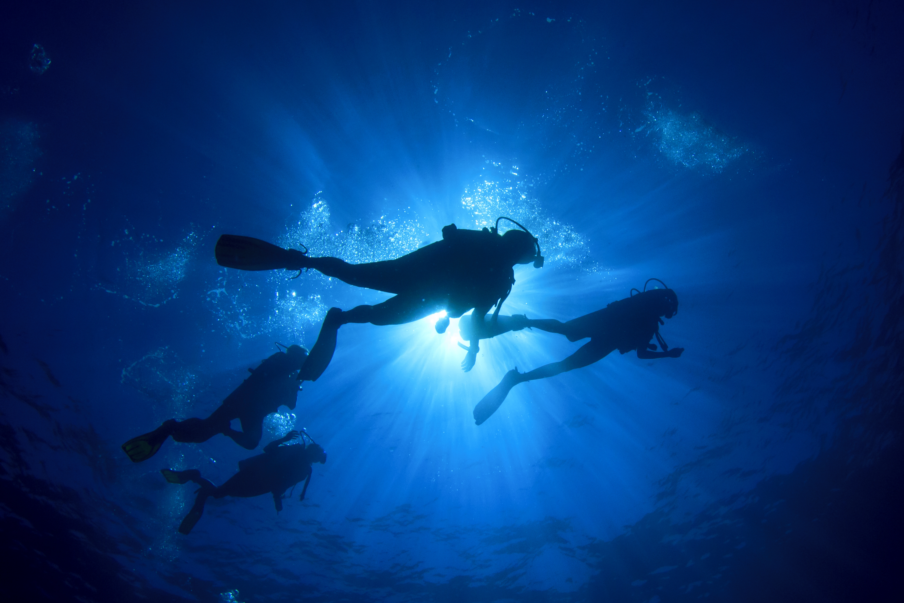 Buceo en el océano Pacífico