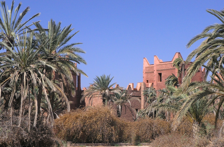 Exterior de la ciudad de Marrakech