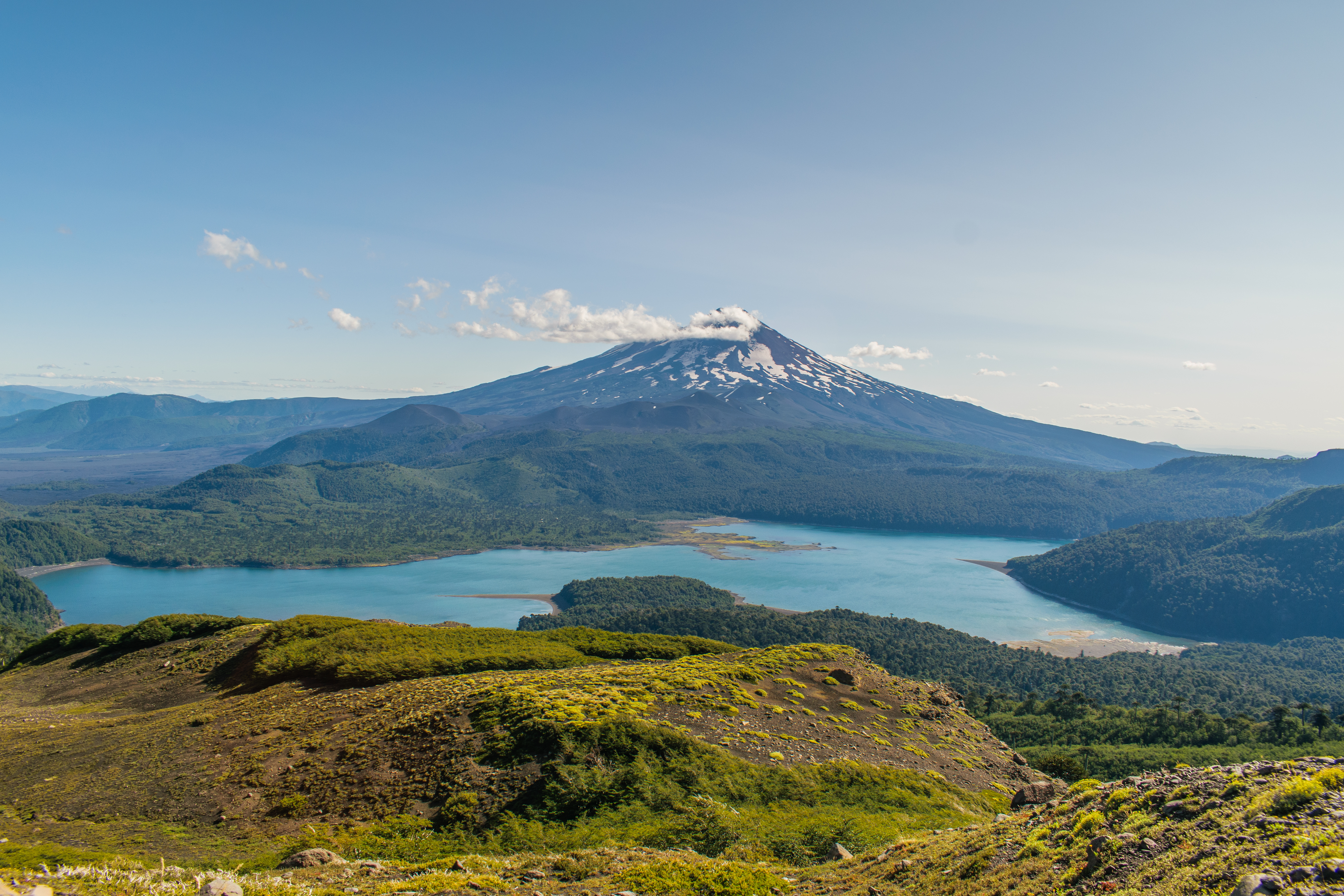 Vista del Volcán Llaima