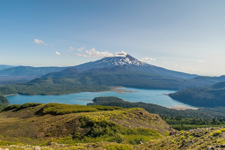 Vista del Volcán Llaima