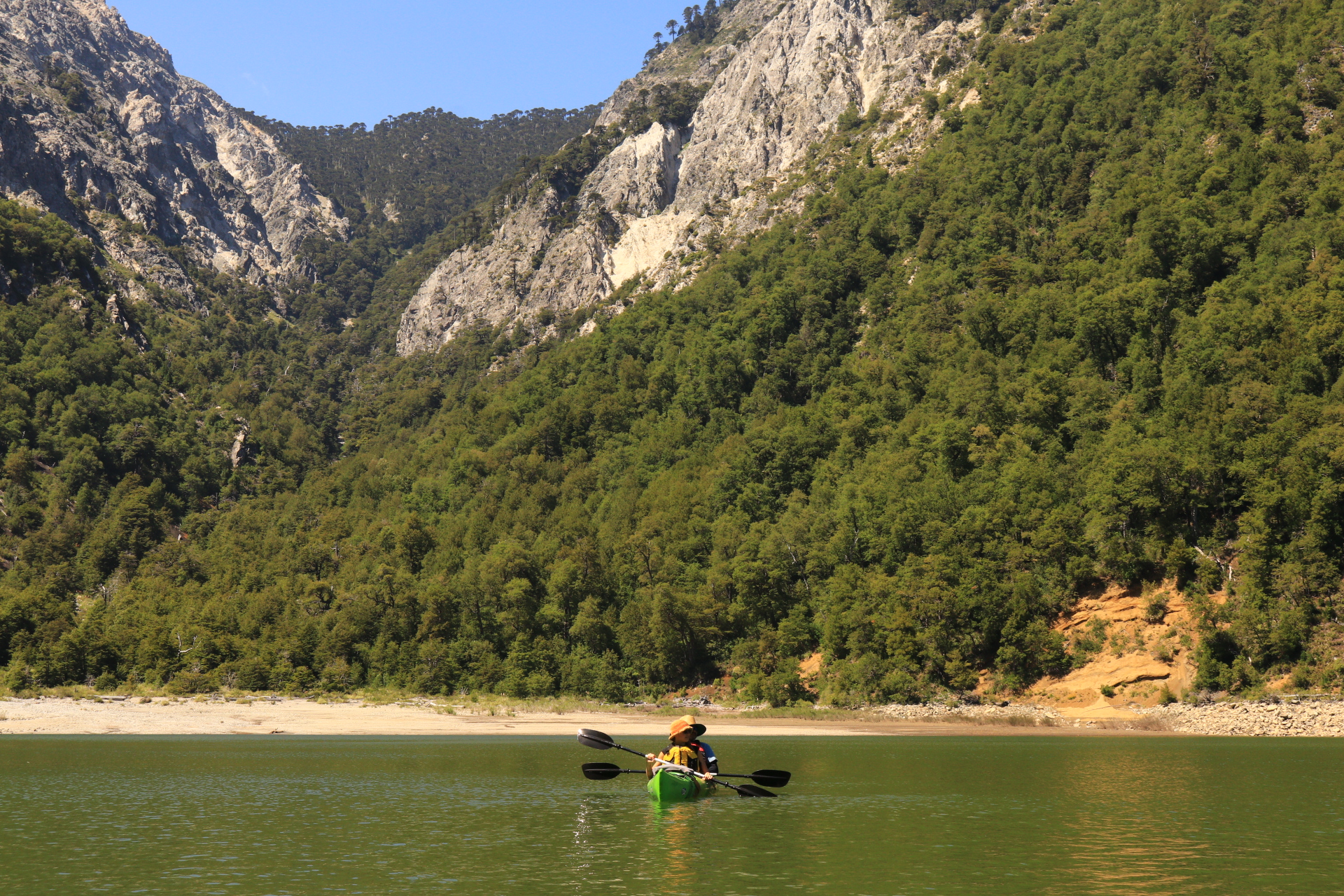 Personas haciendo kayak