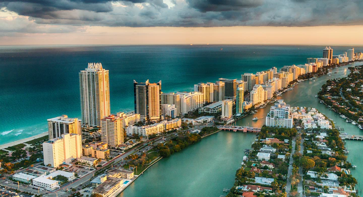 Vista aérea de Miami