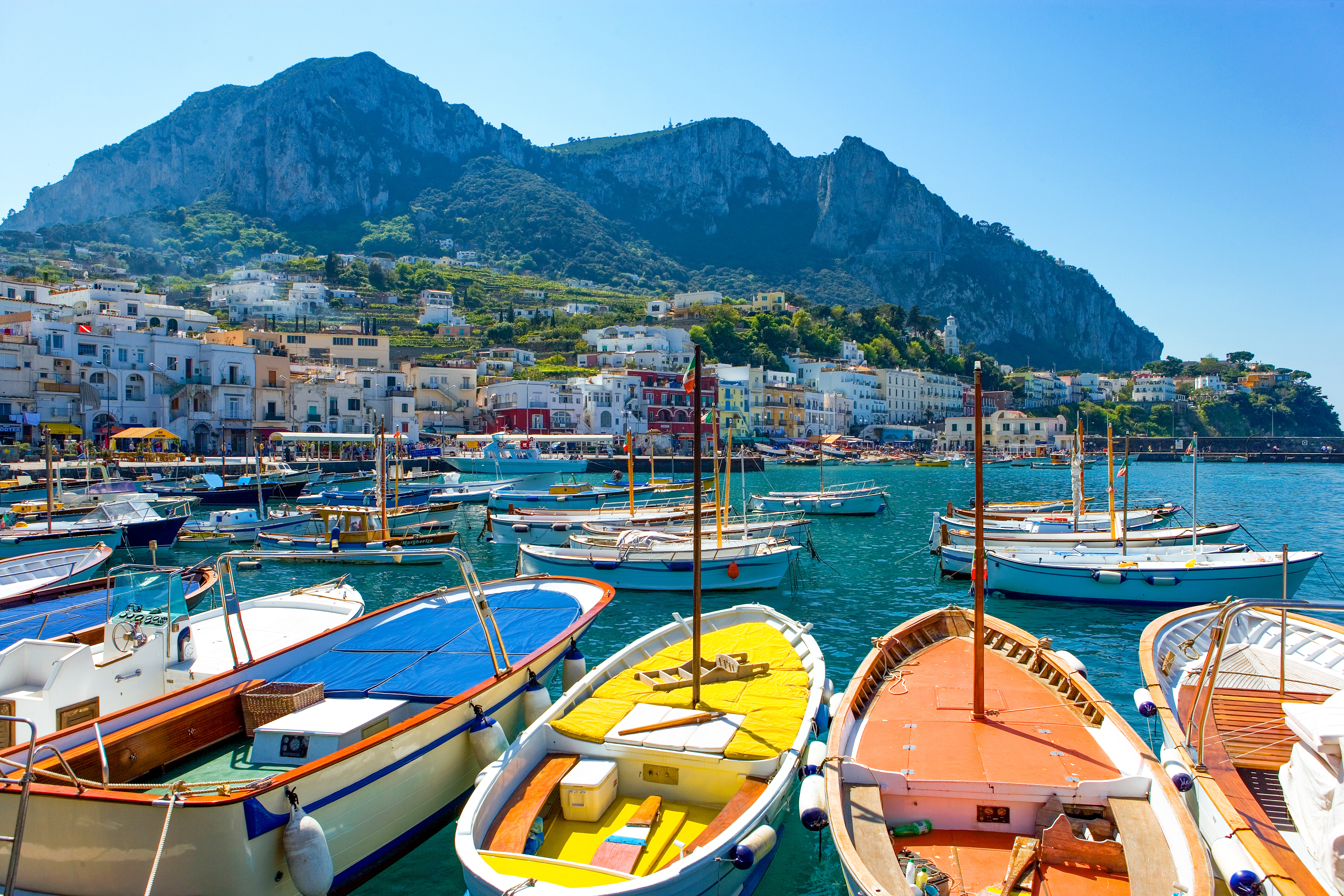 Botes en Capri