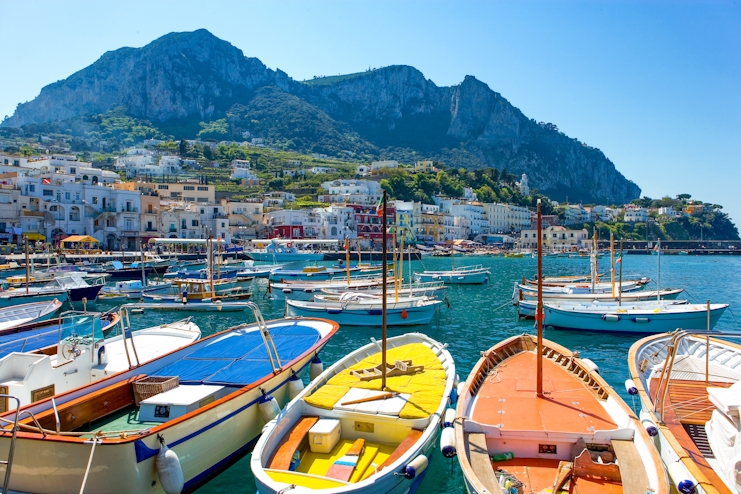 Botes en Capri