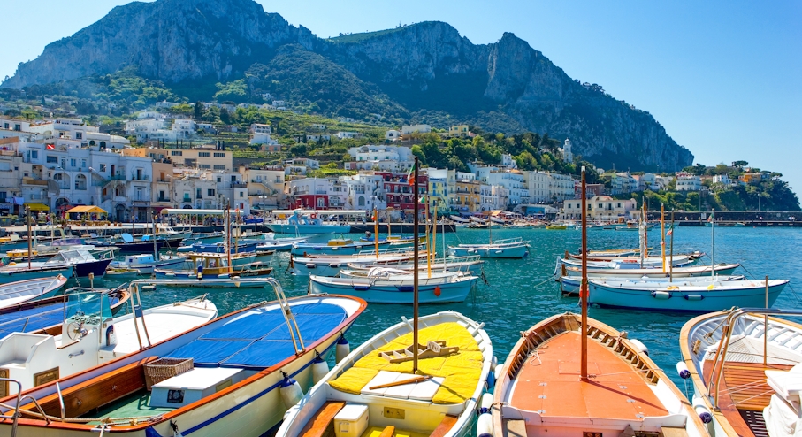Botes en Capri