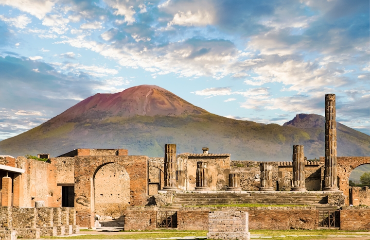 Pompeya y el monte Vesubio