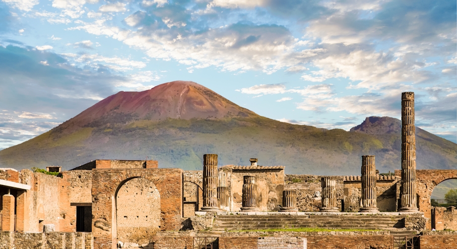 Pompeya y el Monte Vesubio