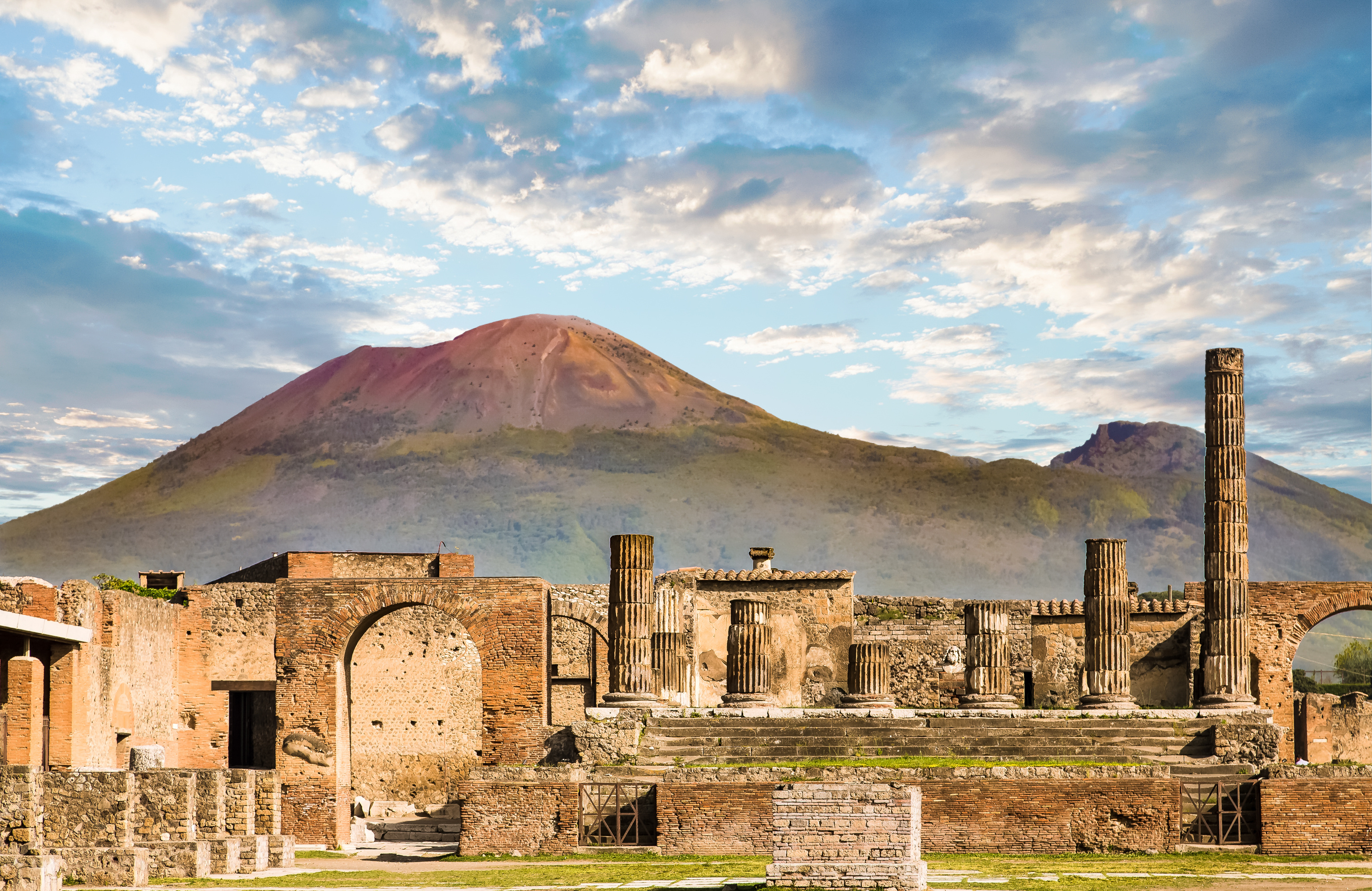 Pompeya y volcán Vesubio