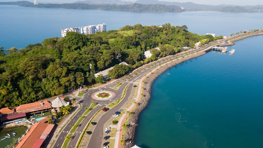 Camino en Panamá