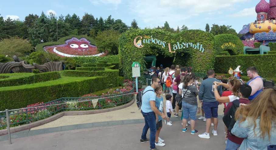 Entrada a atracción en Disneyland®  París