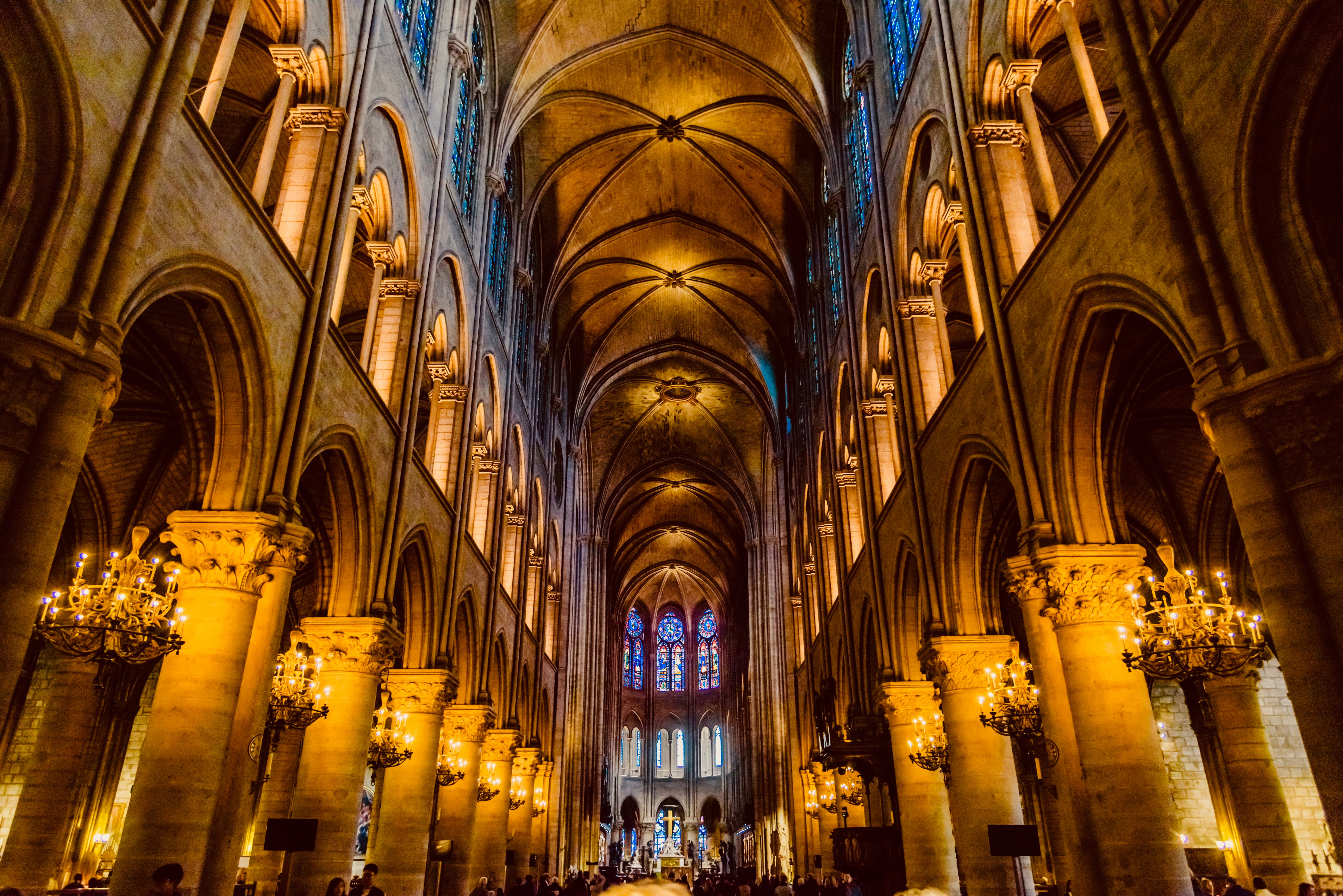 Interior Catedral de Notre Dame