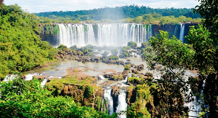 Cataratas de Iguaçu no Brasil