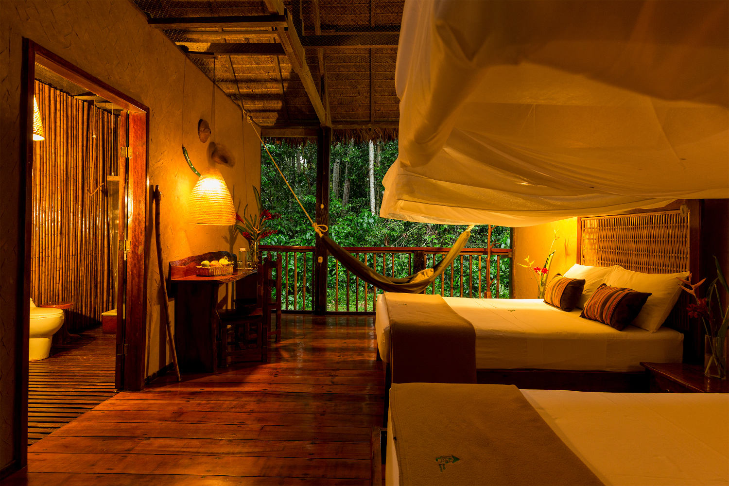 Habitación en reserva Tambopata