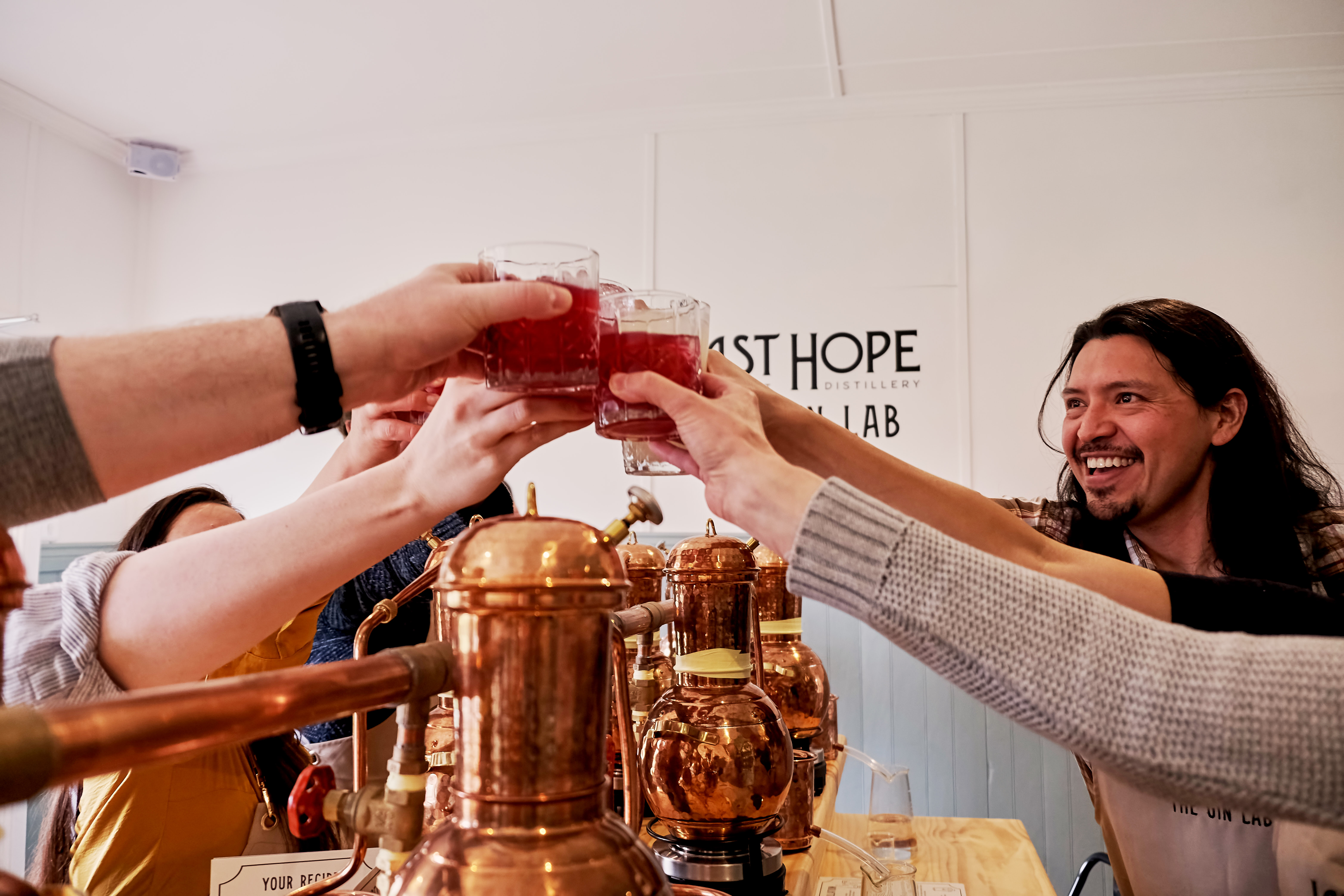 Degustación de tragos preparados