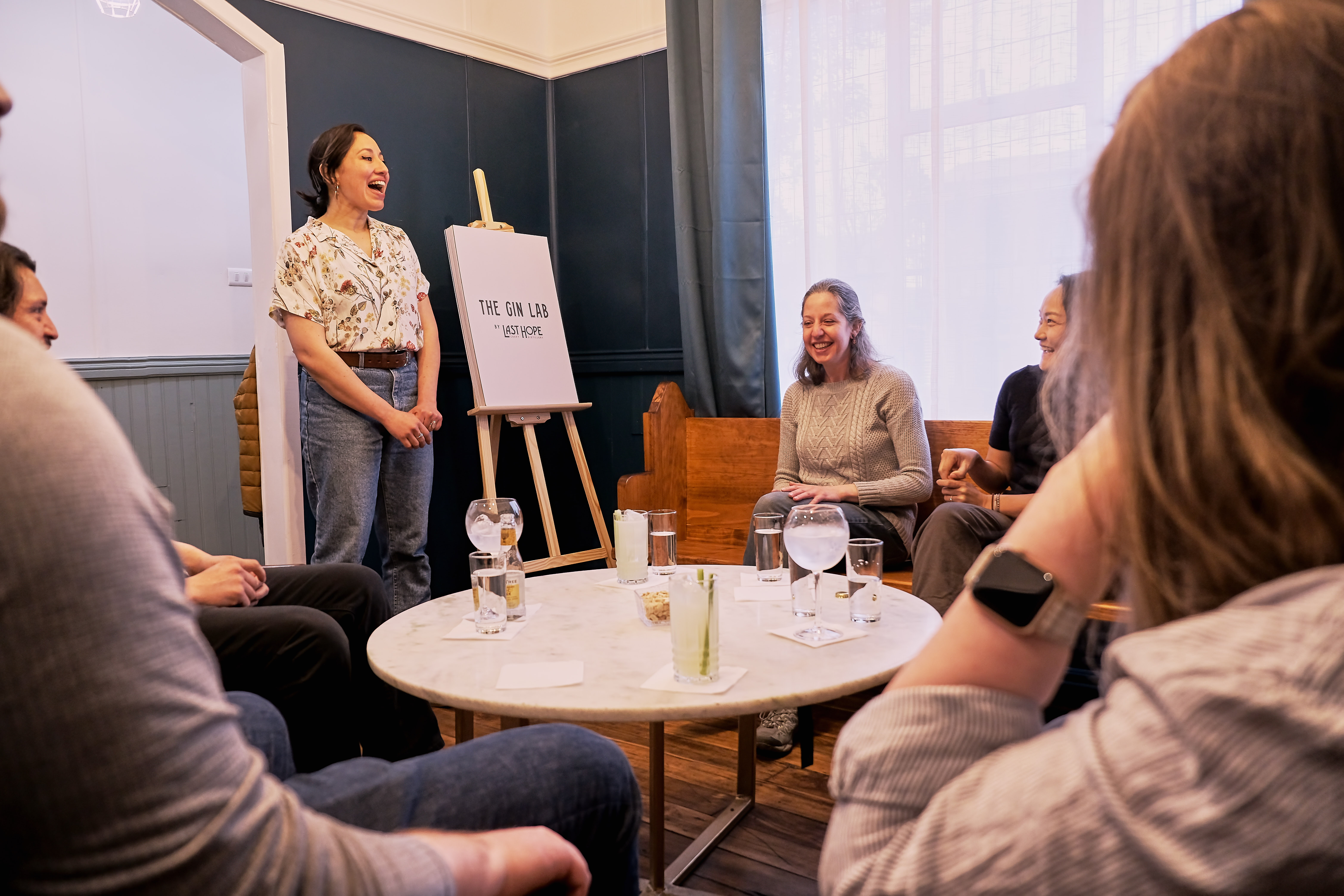 Desgustación de gin