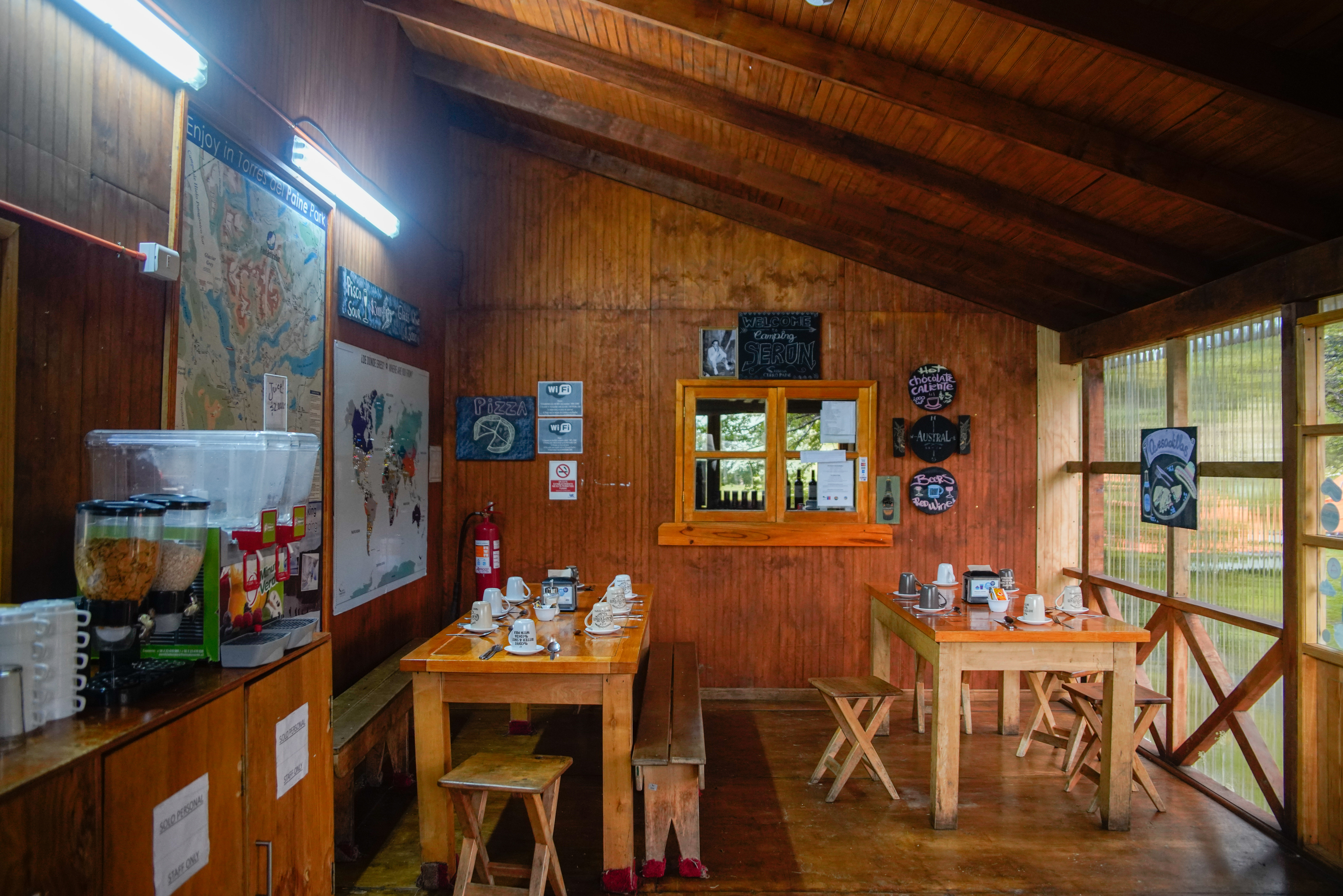 Camping Serón comedor