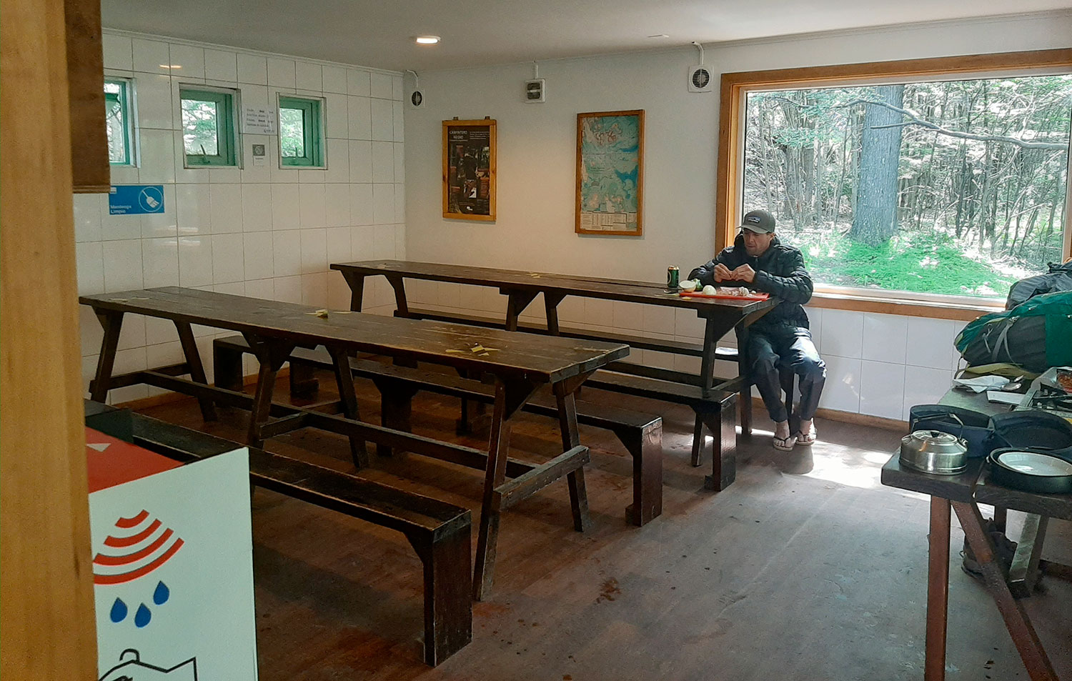 Comedor en Camping Grey