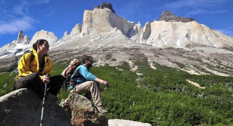 Sentado en el sendero W