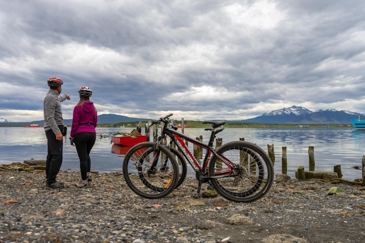 Pareja en Tour Puerto Natales