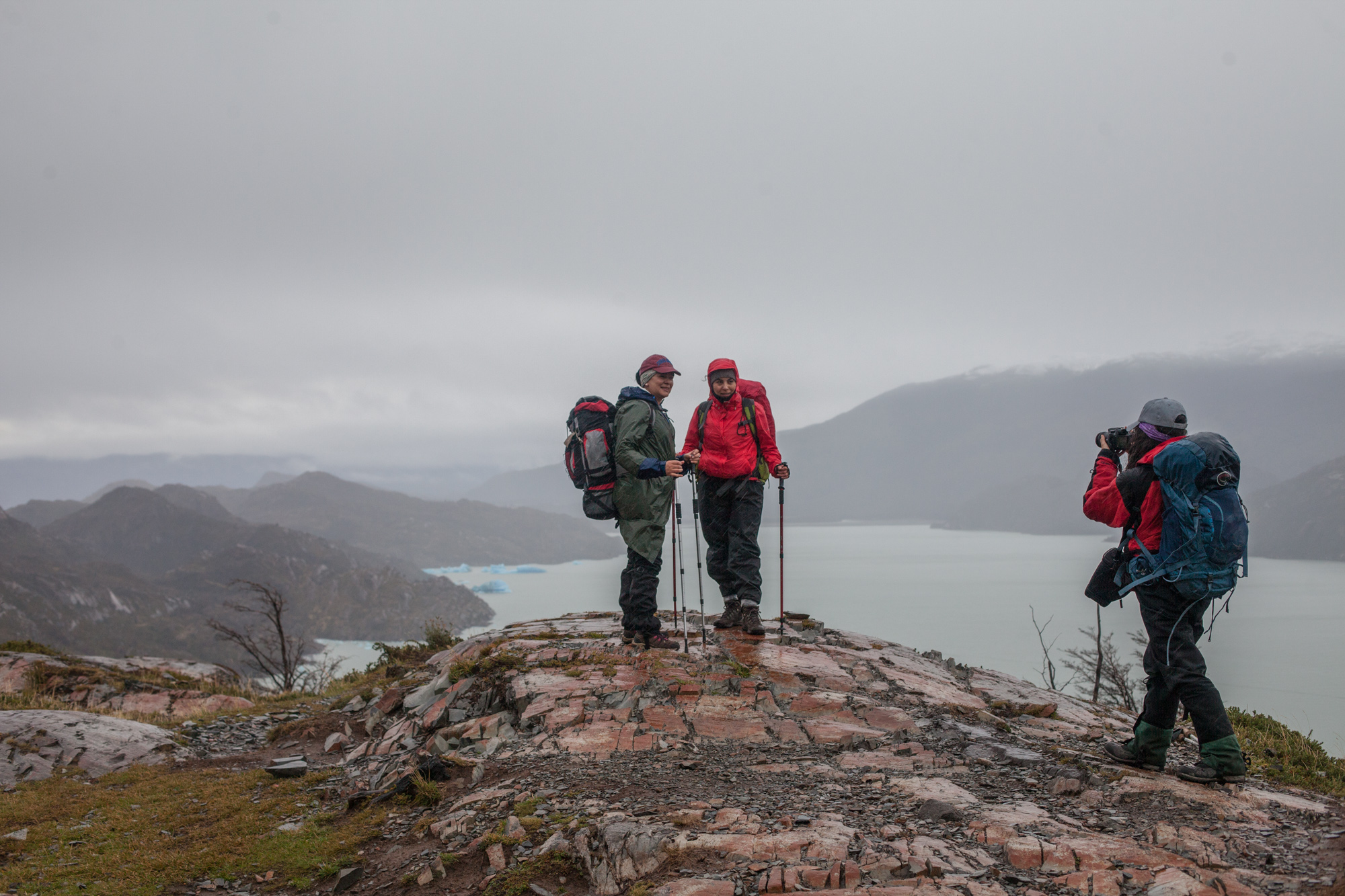Mirador en parque Torres del Paine