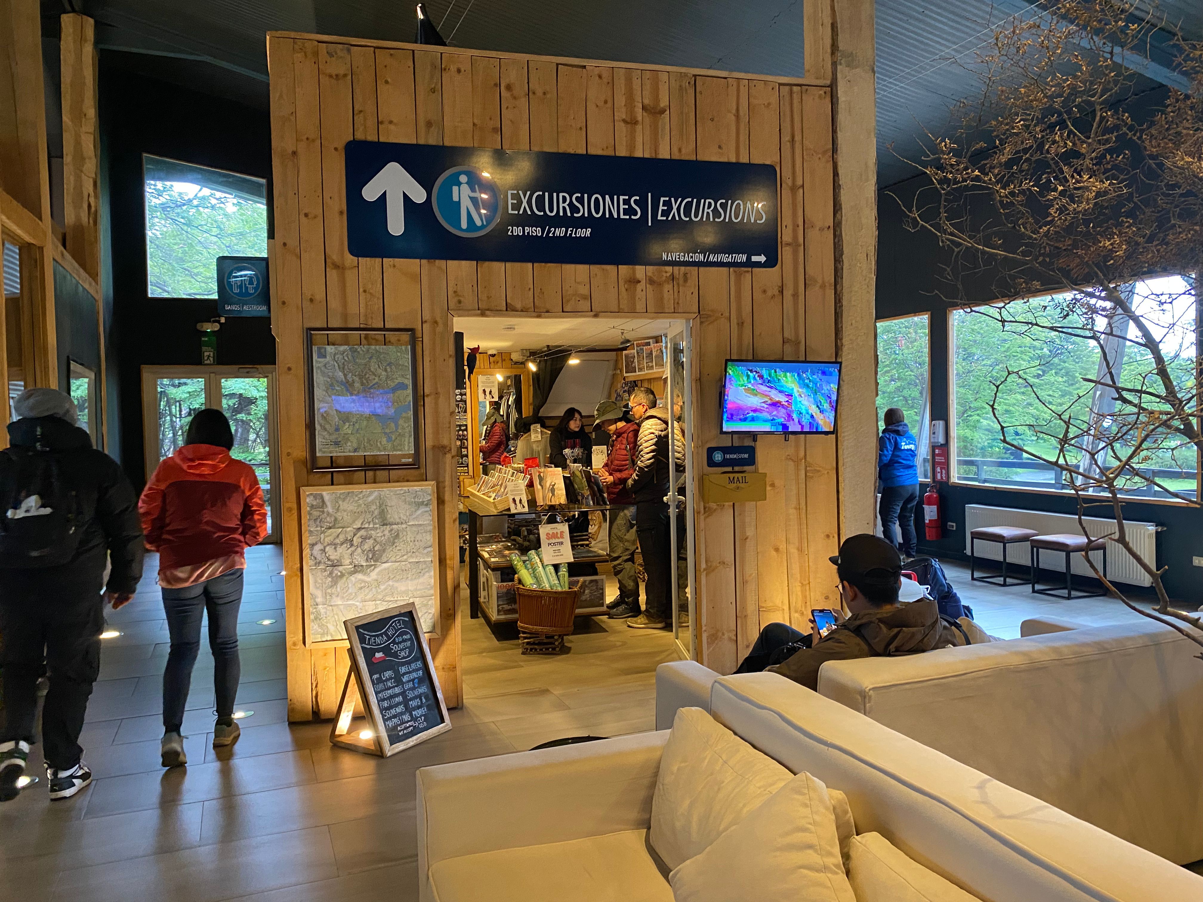 Recepción para excursión