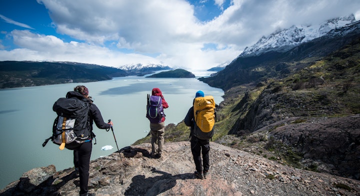 Mirador del glaciar Grey en el circuito W