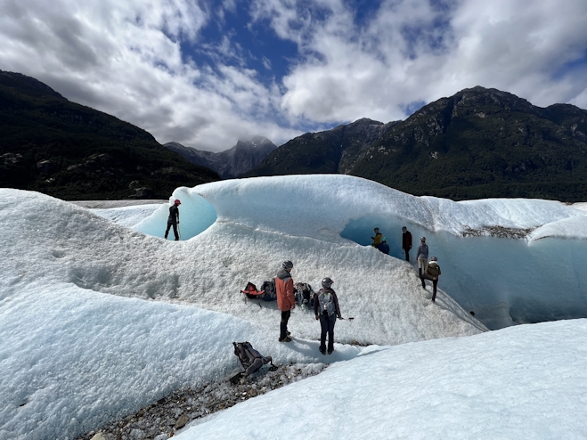 Caminata en hielo Glaciar Exploradores