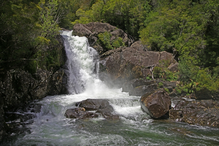 Cascada en parque nacional Alerce Andino