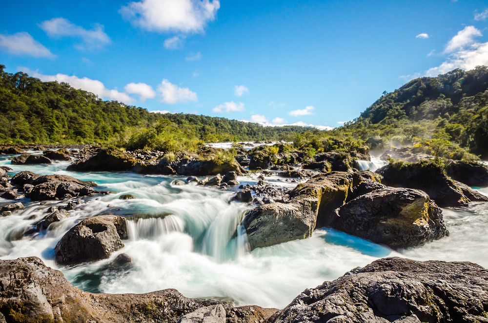 Saltos del Petrohué en Chile