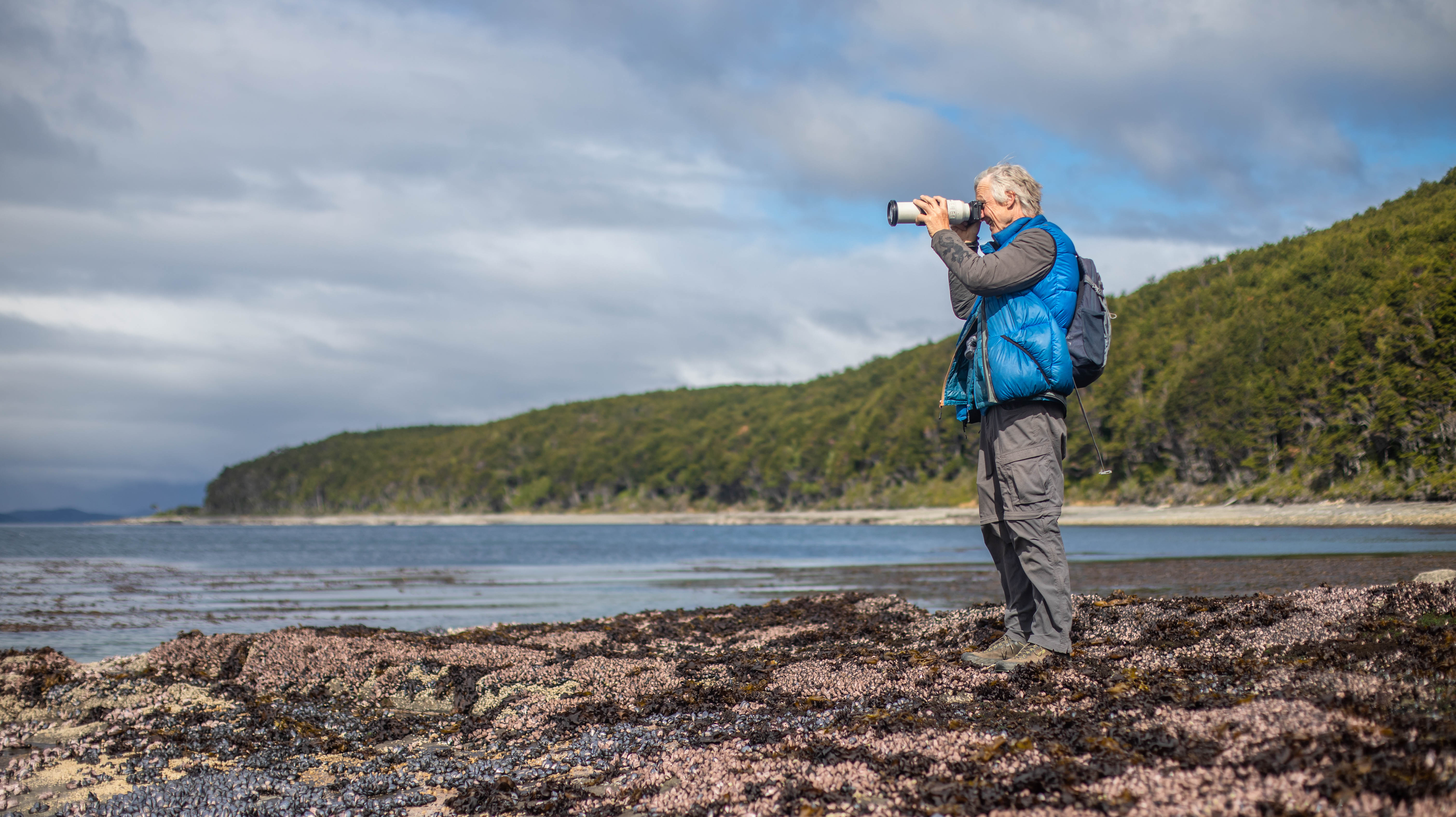 Turista Nomades tomando fotografías