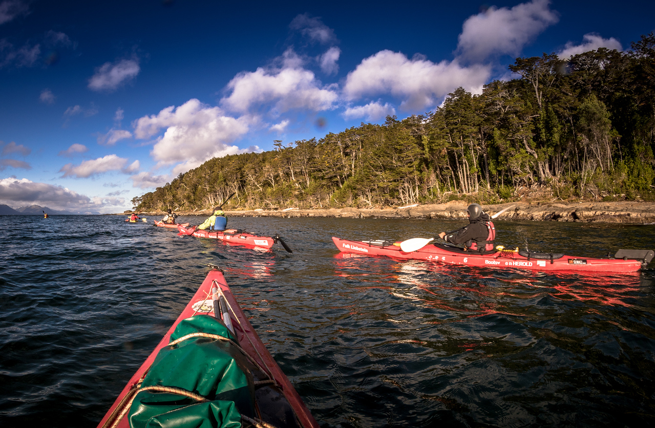 Kayak en Patagonia