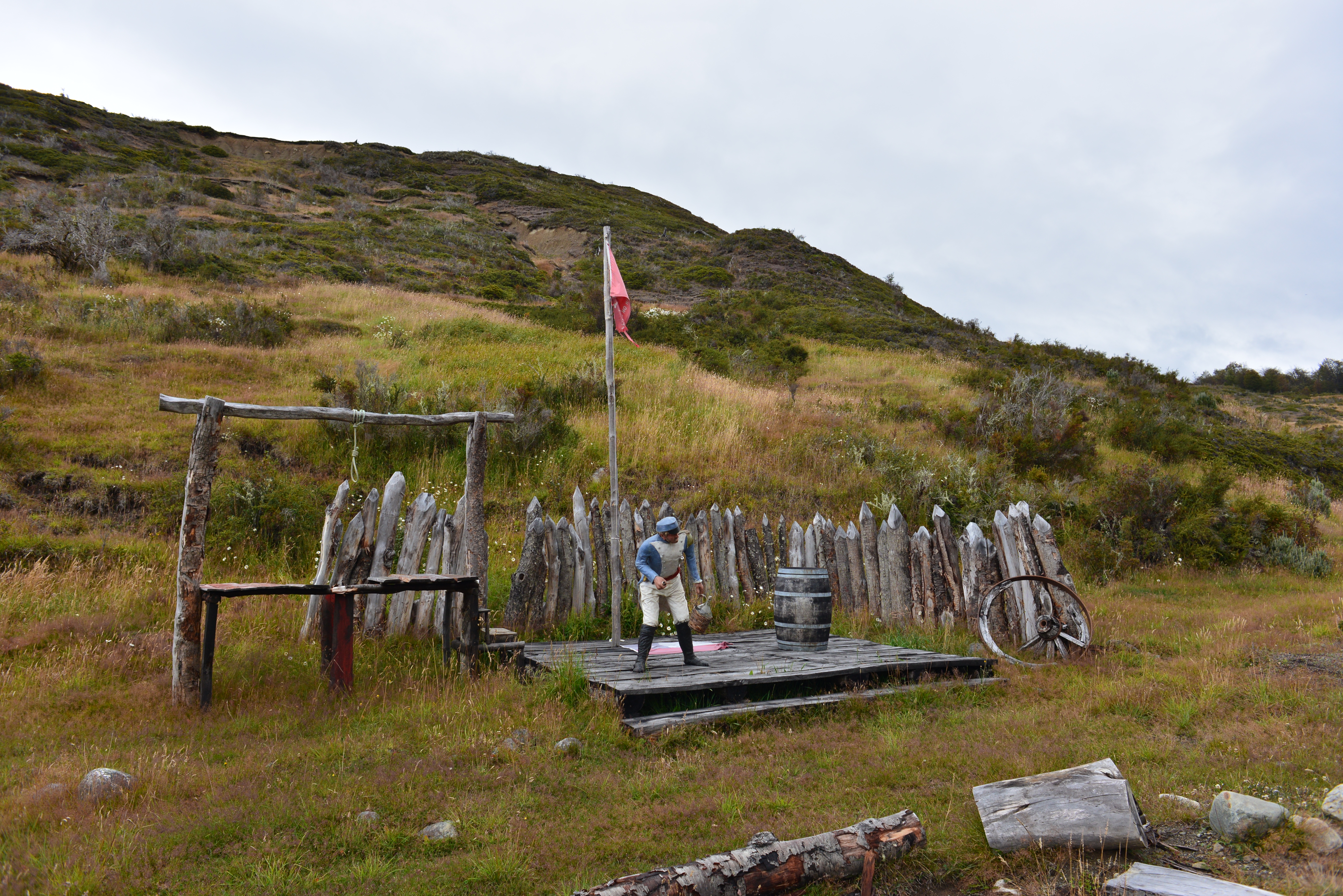 Parque con estatuas en tamaño real