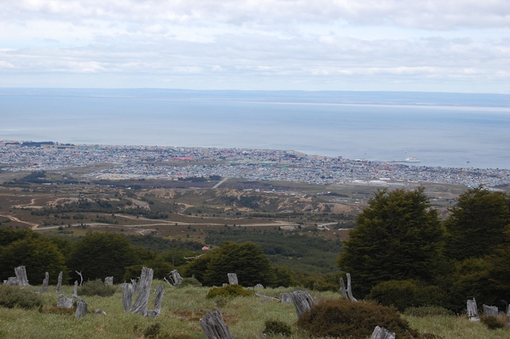 Punta Arenas y estrecho de Magallanes
