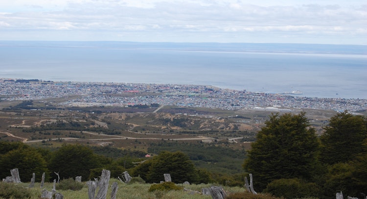 Punta Arenas y estrecho de Magallanes