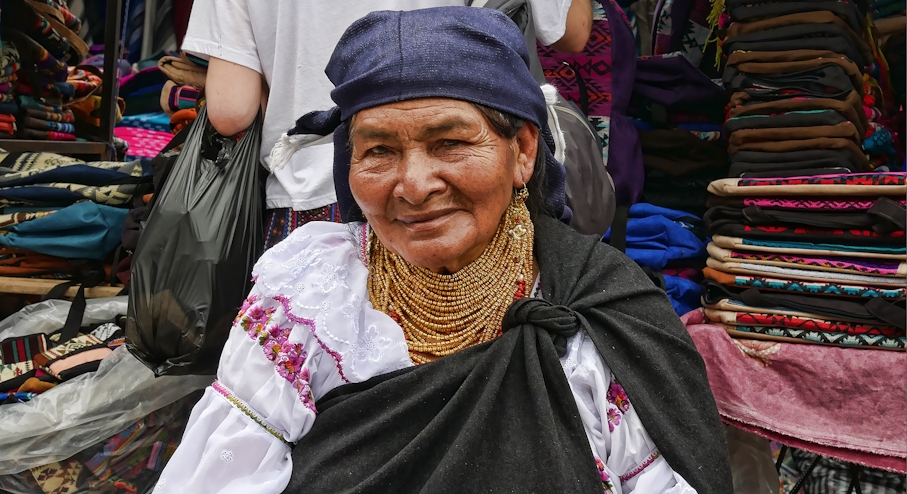 Mujer Andina en Ecuador