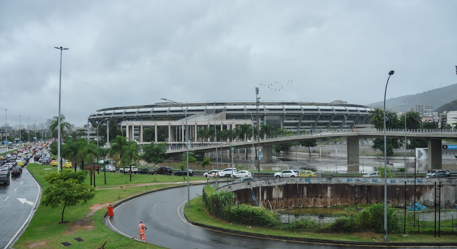 Exterior del Estadio de Maracaná